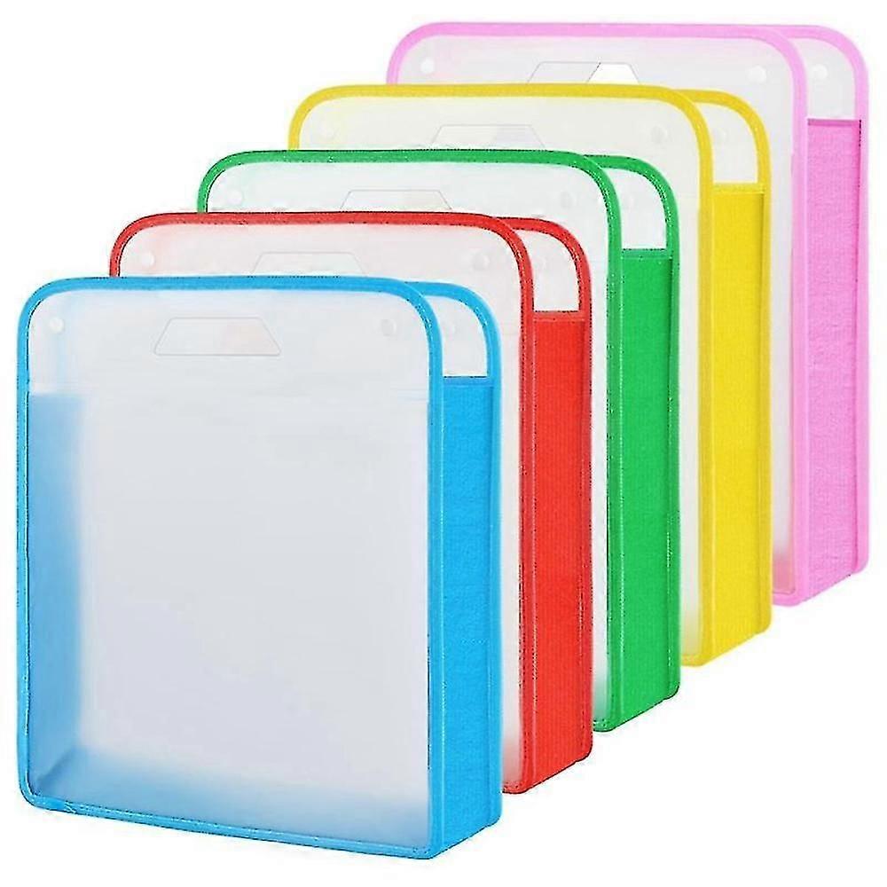 5 Pack Scrapbook Paper Storage Organizer, Multi Color Expanding Paper For 12 X 12 Sheets, Scrapbook Paper Storage