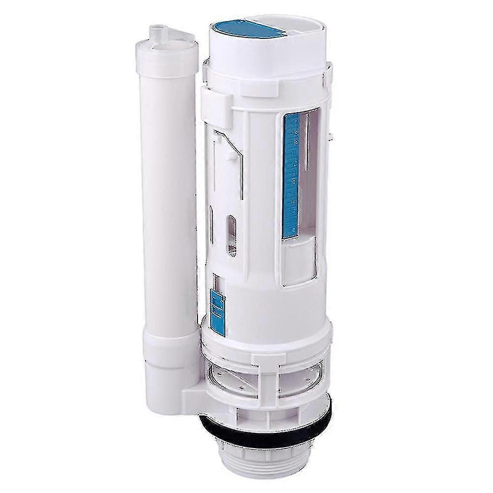 Dual Flush Toalett Cistern Reparasjonssett, Innløpsavløpsknapp og Vanntankkontakt Reservedeler