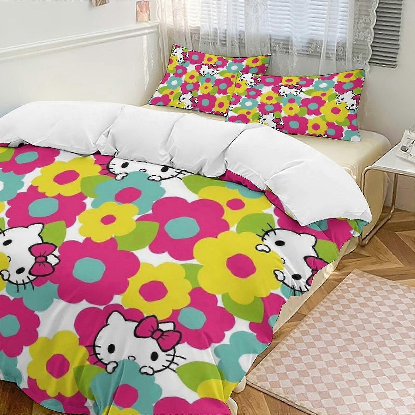 3-Piece Twin Bed Set for Certain Brand - Comes with 1 Single Comforter and 2 Pillowcases - Fade Resistant Microfiber Bedding