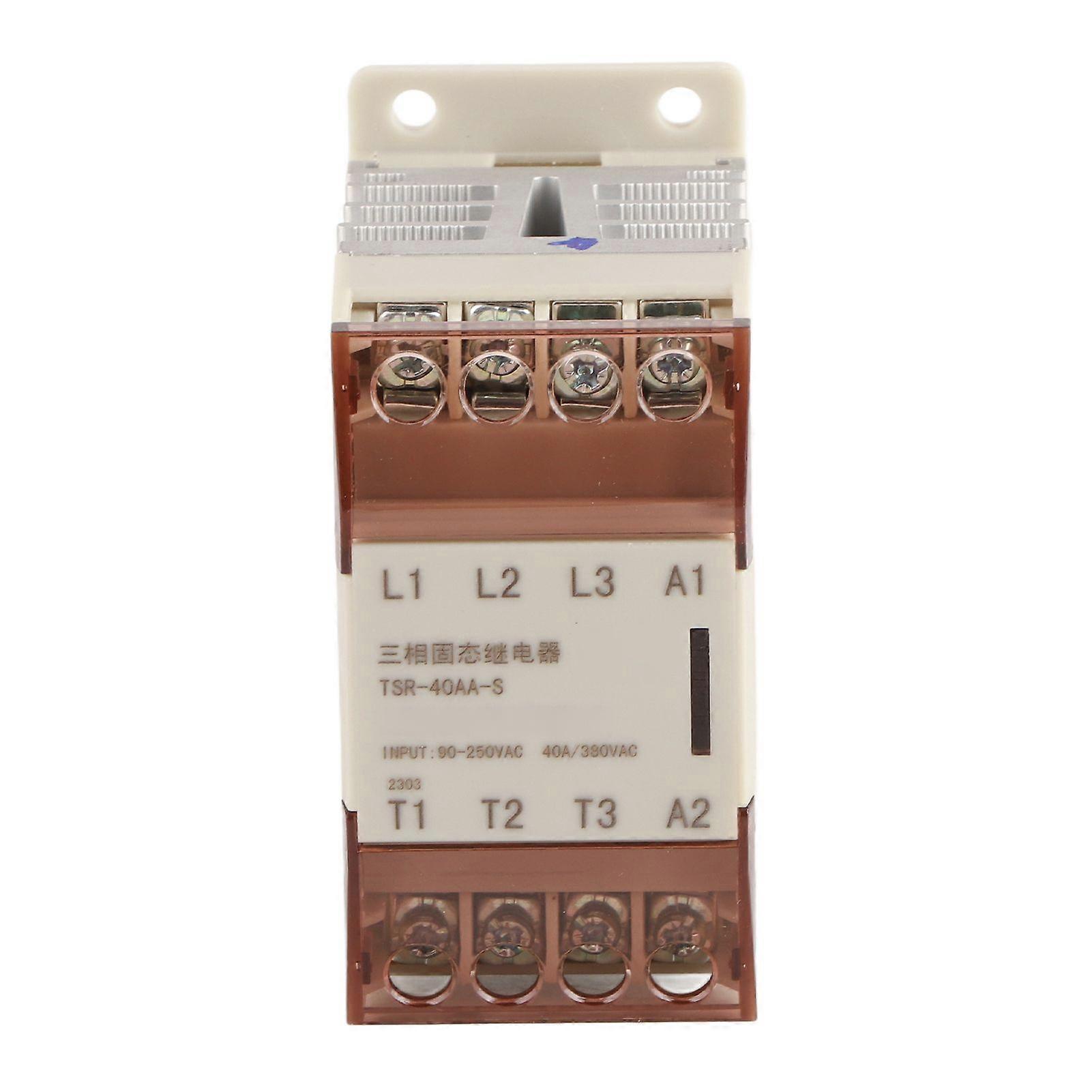 High quality  Small three-phase solid state relay (AC control AC) control voltage 90-250VA
