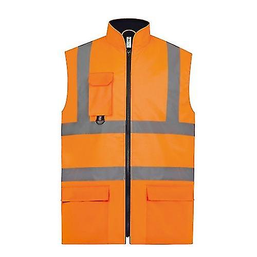 Yoko Adults Unisex Hi-Vis Padded Bodywarmer