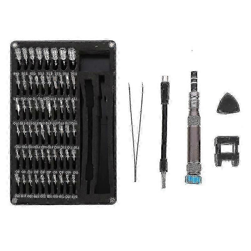 19X10x2cm Black Screwdrivers 1 Set Multi-function Screwdriver Kit Portable Electrician Screwdriver A