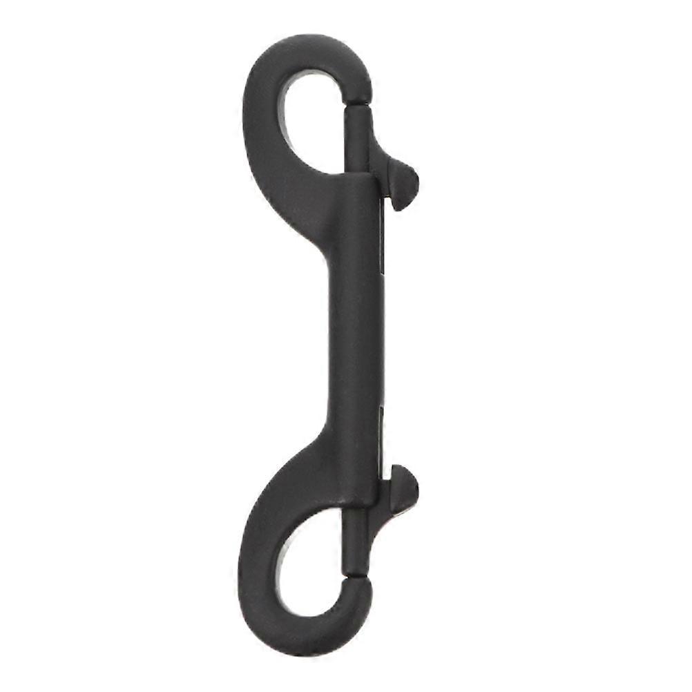 Double Headed Snap Hook Heavy Duty Trigger Clips for Dog Leash Outdoor Use Stainless Steel Convenient Versatile Design