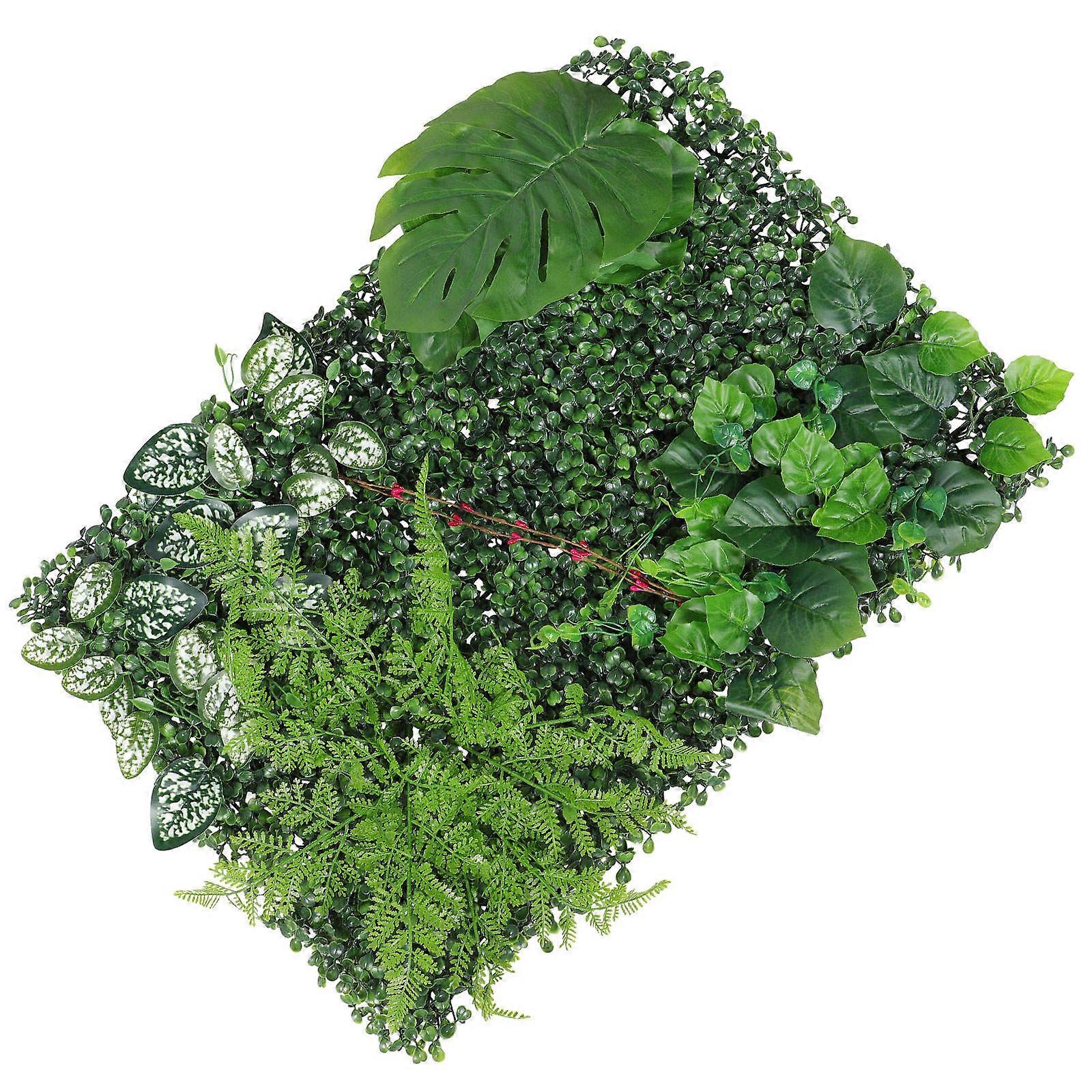 Plant Wall Decor, Interlocking Mats Designed for Lifelike Appeal in Any Setting
