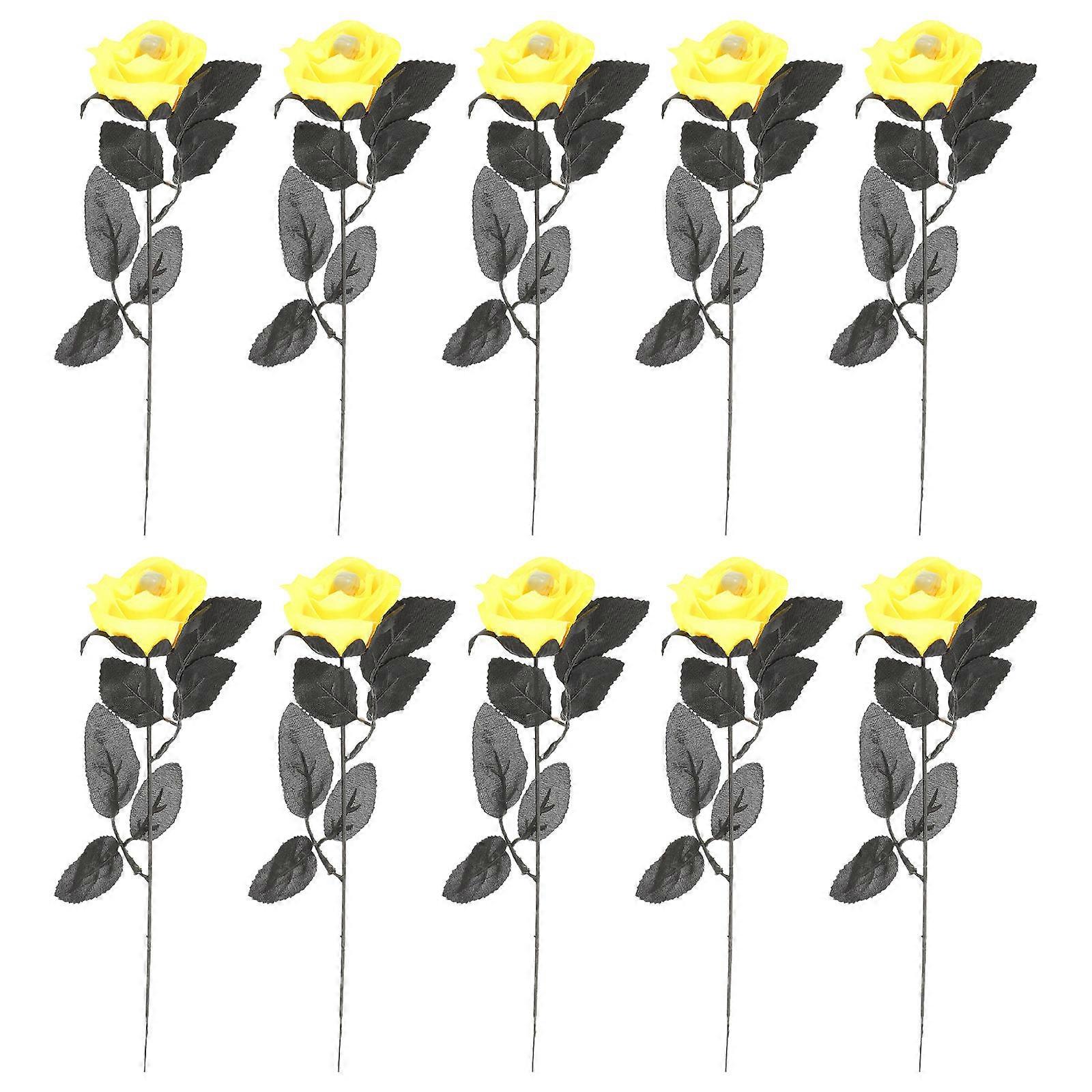 Here's a refined and engaging product description for your **10pcs Fake Skull Roses Halloween Decorations**:
π **10pcs Fake Skull Roses β
