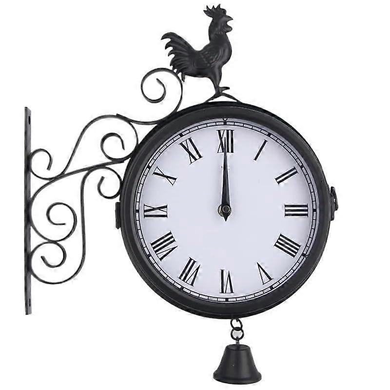 station clock doublesided wall clock outdoor clock station clock wall clock Ref: 6284