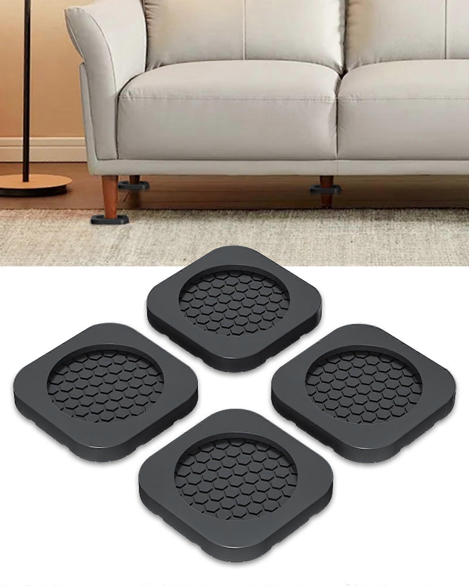 Washing Machine Anti Vibration Pads - Set of 4 Non-Slip Rubber Pads for Front Load, Top Load Washers, Universal Fit