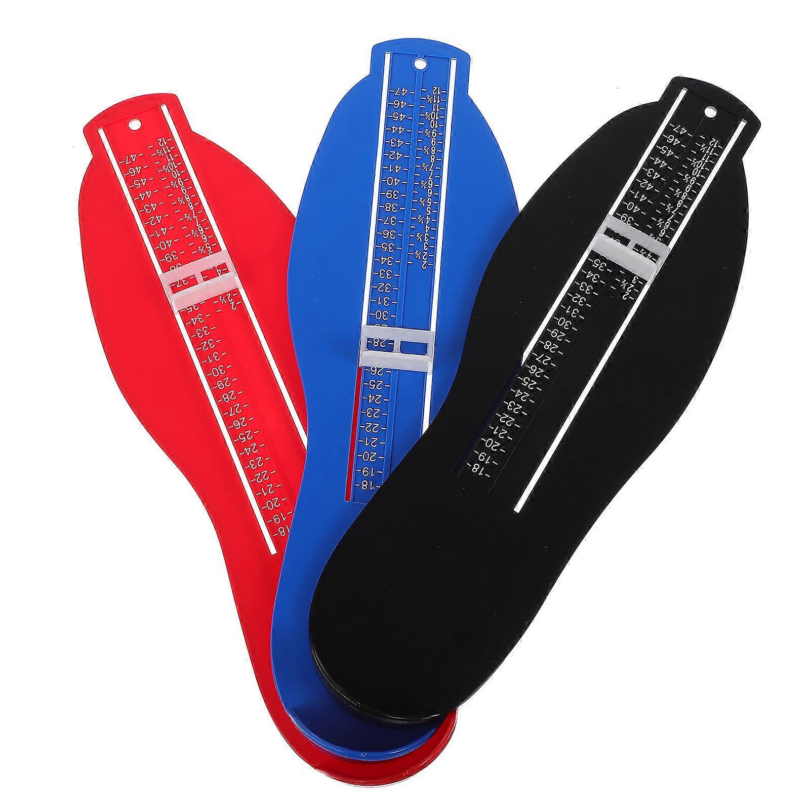 3pcs UK Foot Measure Gauge Accurate Measuring Tool for Adults Prevent Incorrect Shoe Purchases