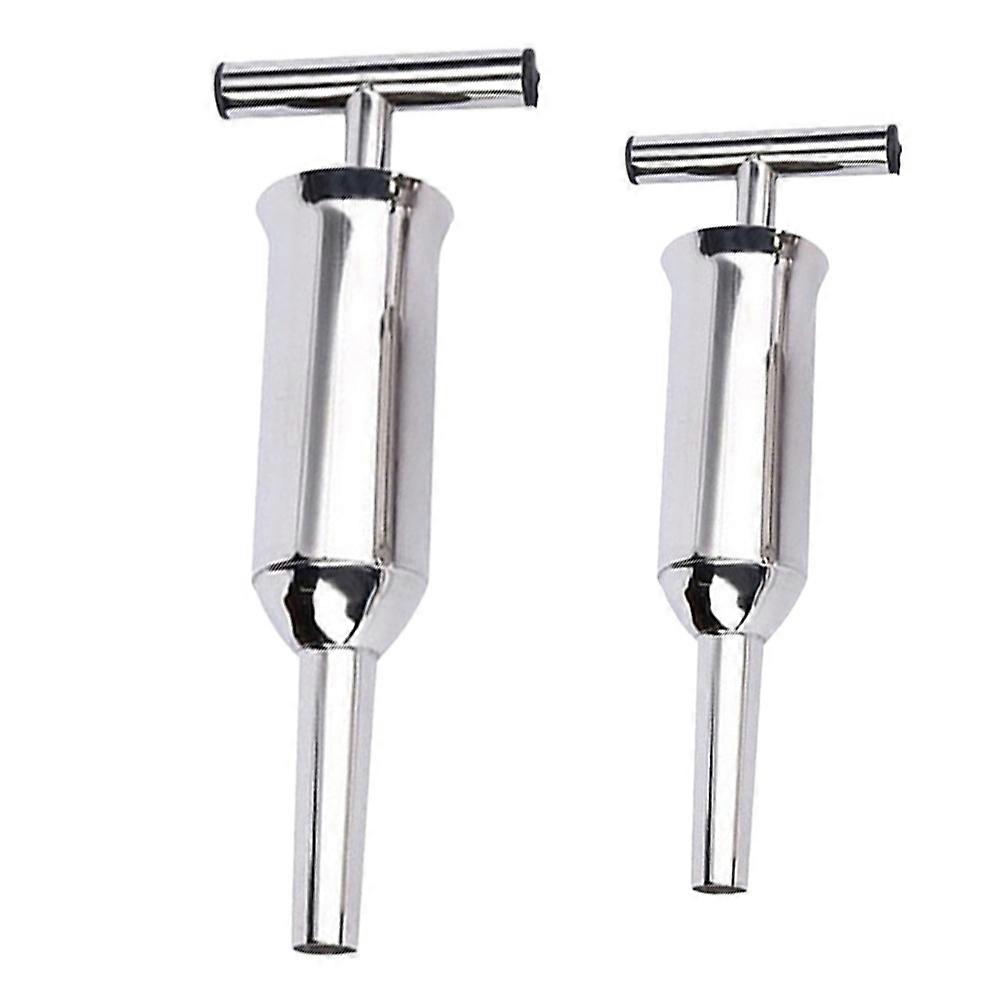 2pcs Sausage Stuffer Filling Tubes for DIY Sausage Making – Easy to Clean Meat Filler for Pork, Beef, and Ground Meats