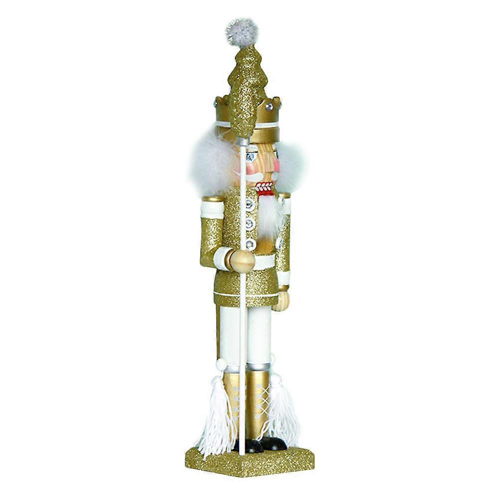 Nutcracker Crafts Classic Shape Wooden Office Decor Modern Aesthetics 1Pack