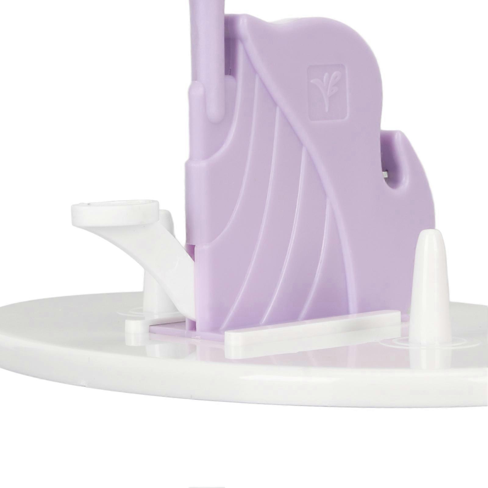 Desktop Needle Threader Multifunctional Semi-Automatic Sewing Tool Purple
