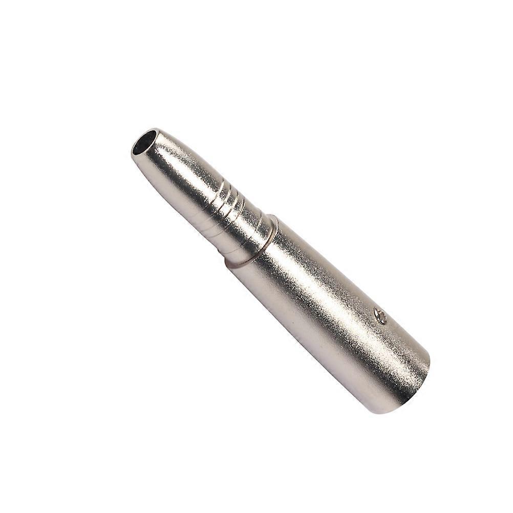 XLR Pin Male to Female Audio Adapter Converter for Microphone and Speaker Connection, Durable Tip Plug, Silver