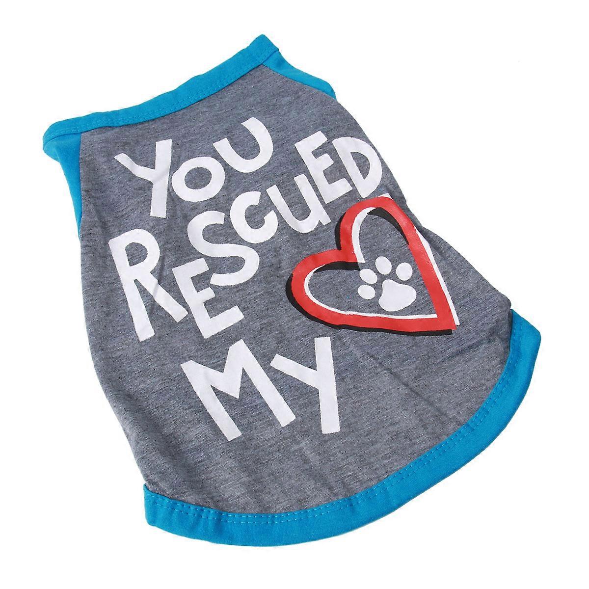 Pet Knitwear Blue S for Dog Puppy Valentine's Day 1Pack