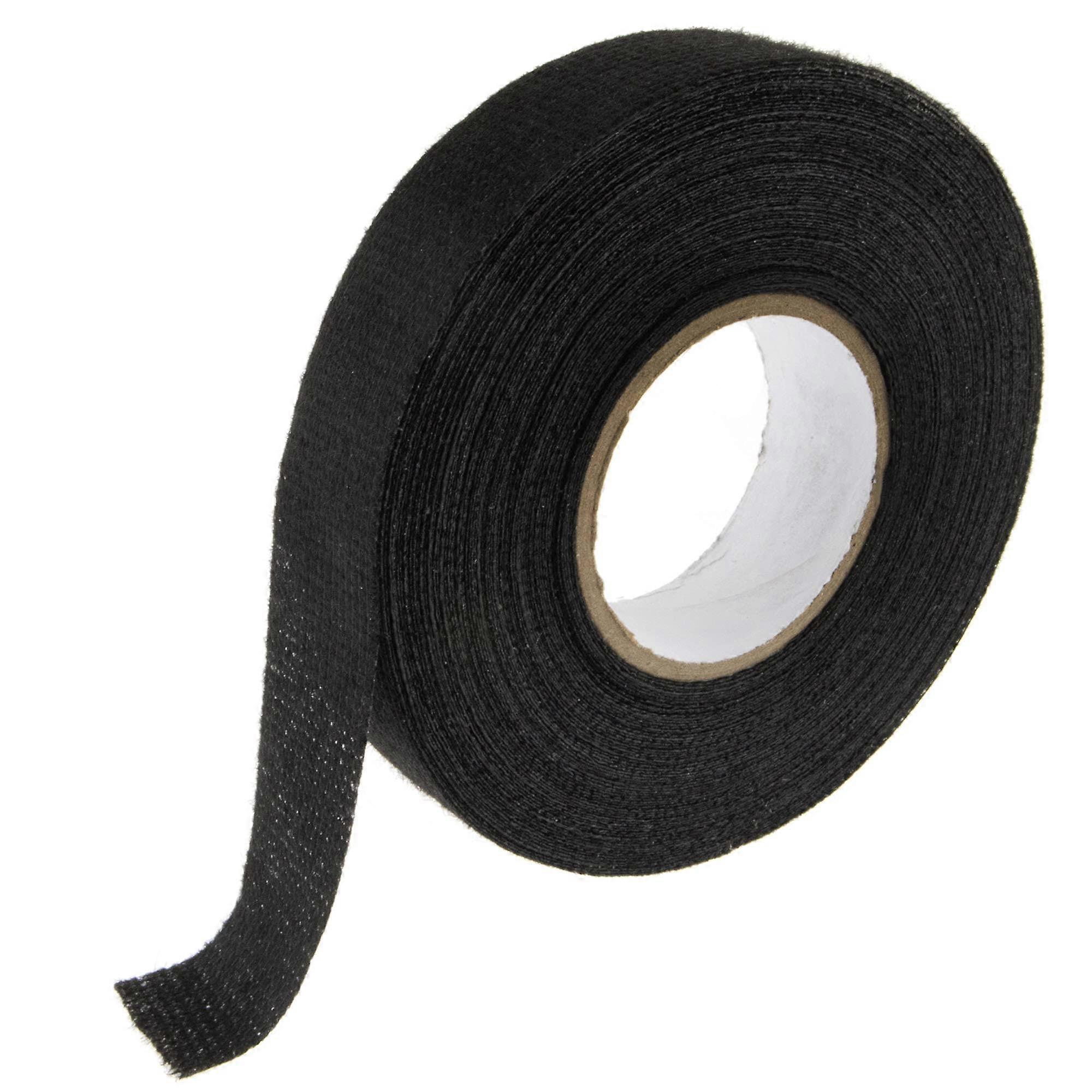 Insulation Tape for Wiring Harness, 19mm x 15m, PET Fleece, Black, Pack of 1