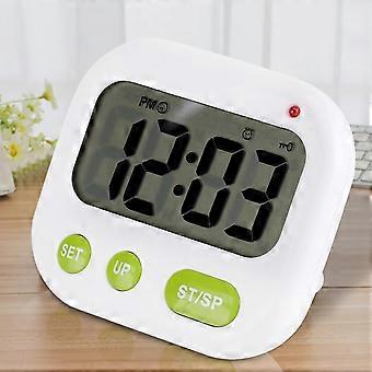Réveil Digital Alarme Horloge Numérique Musique/Vibration LCD numérique Réveil électronique Réveil réglable Volume Sommeil