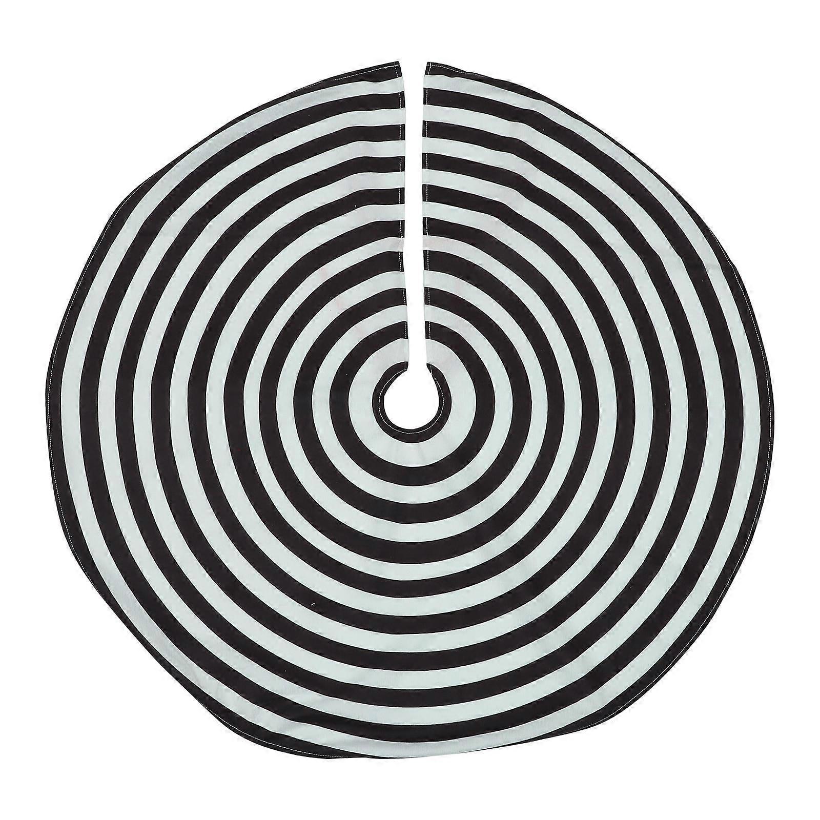 トナカイの木のスカートブラッシュドクロスマルチカラーストライプ90X90X0.5cmプレゼントラッピングエリア家族の友達1個