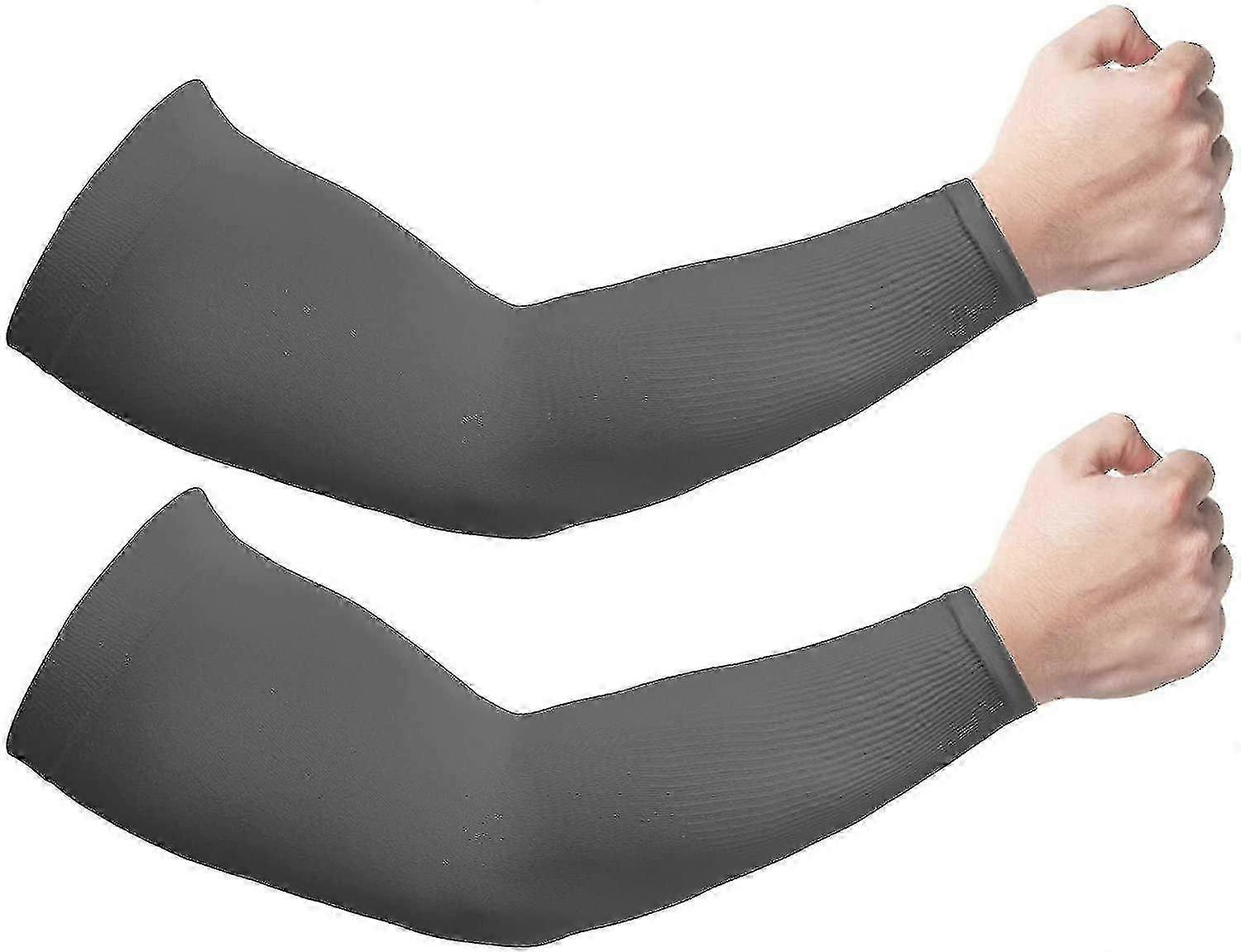 2 paires Sun Uv Protection Cooling Arm Sleeves pour hommes et femmes, Upf 50