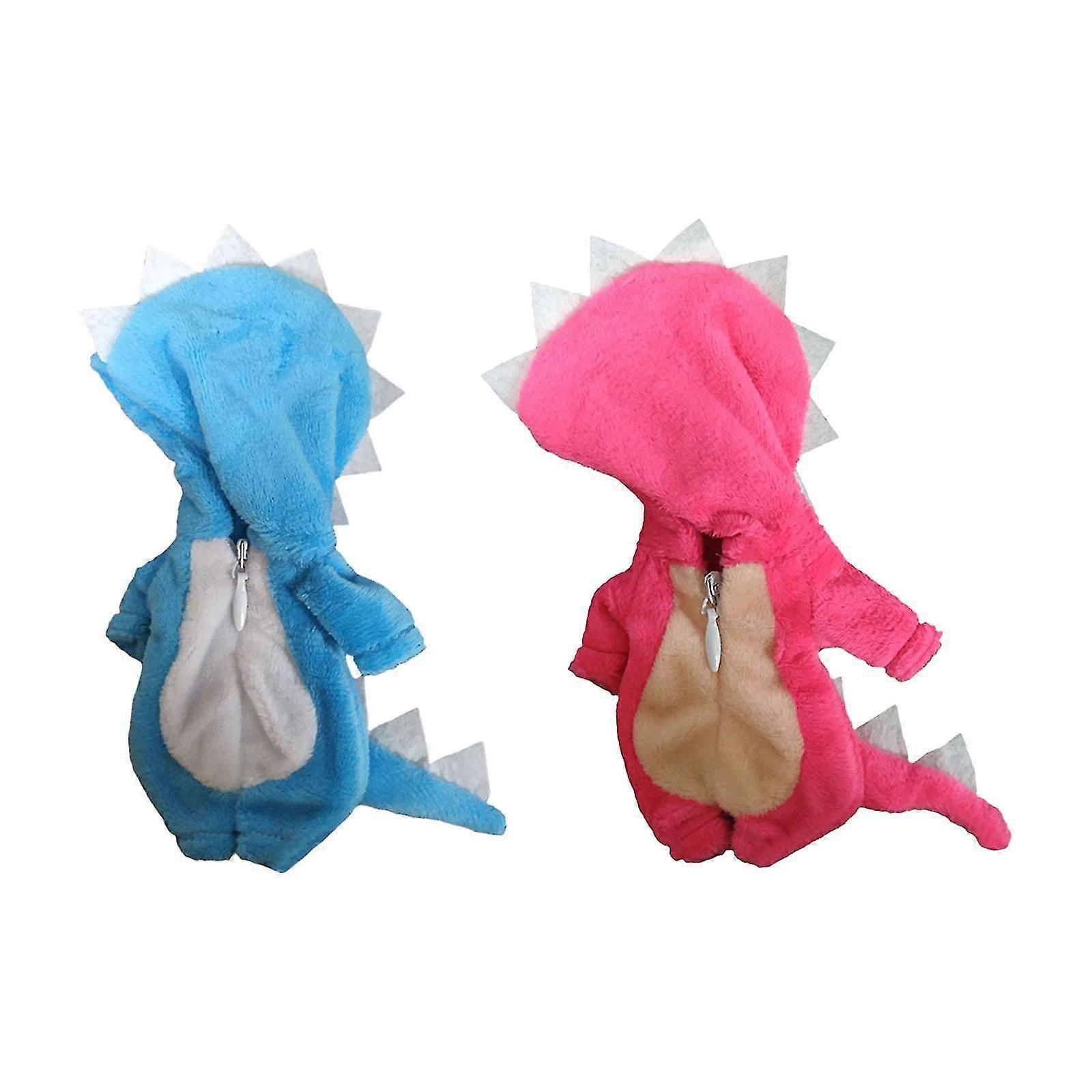 Doll Clothes Jumpsuits Fit for 16CM Doll Accessories Pink+Blue