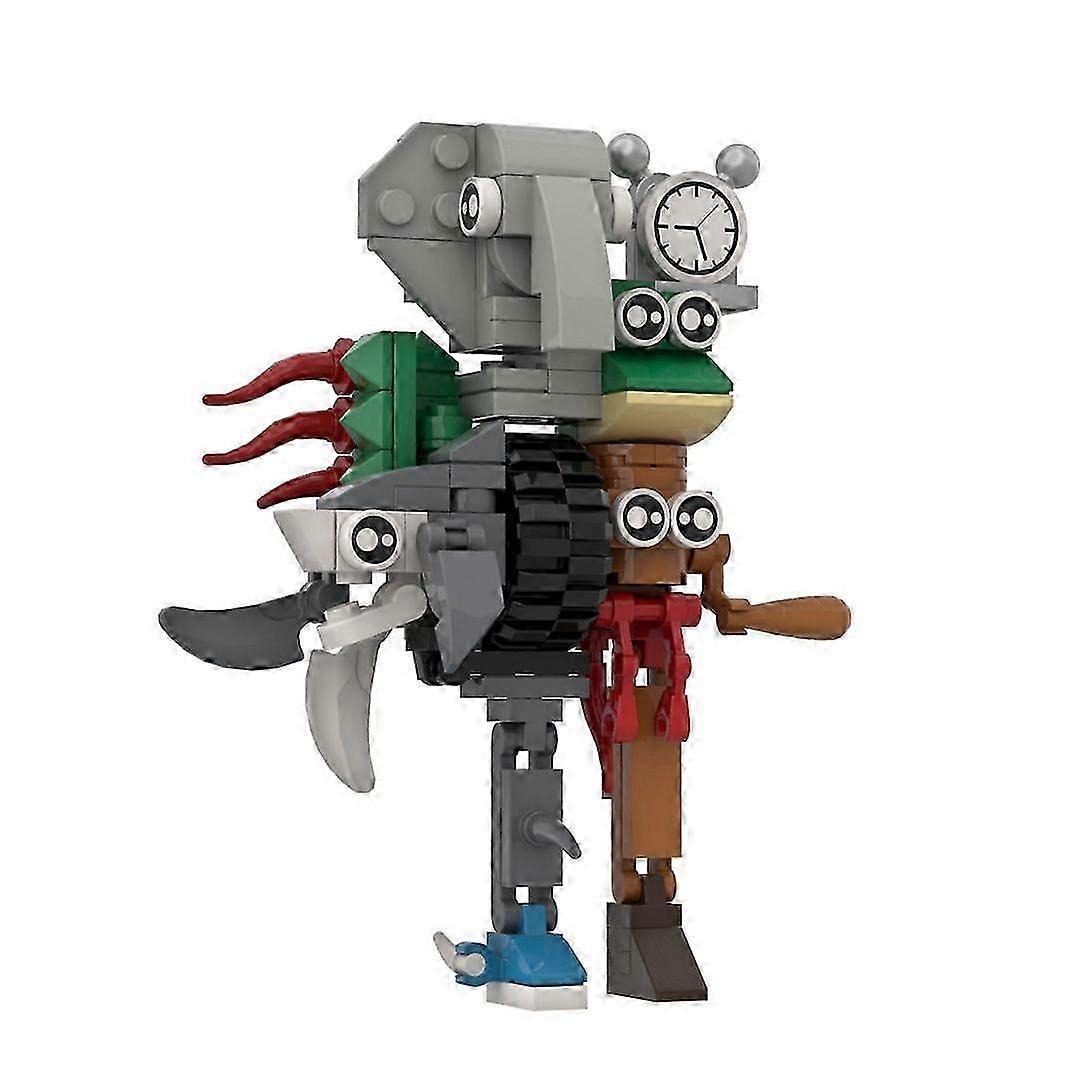 Italian Brainrot Tung Tung Tung Sahur Building Blocks Tralalero Tralala Action Toy Figures _b