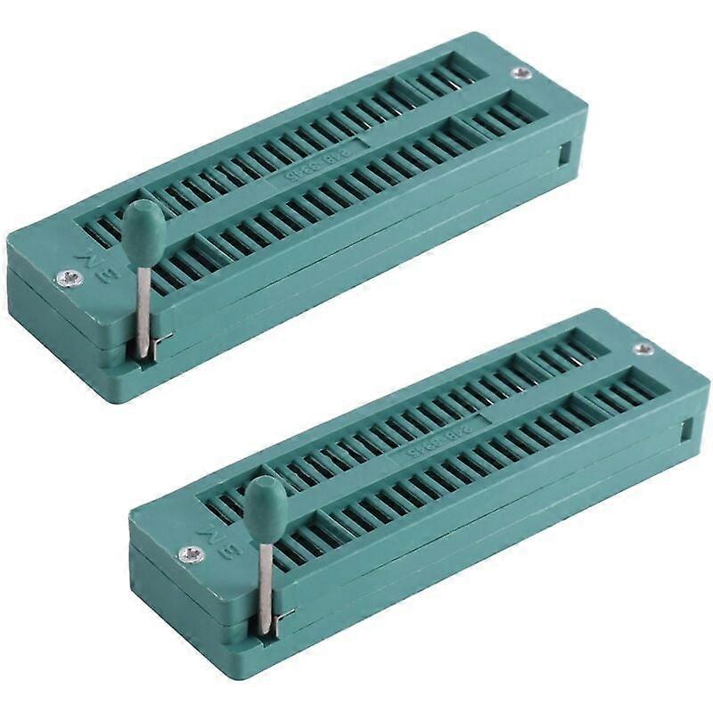 2pcs/pack Gold DIP 48-pin Universal ZIF IC Socket 12268