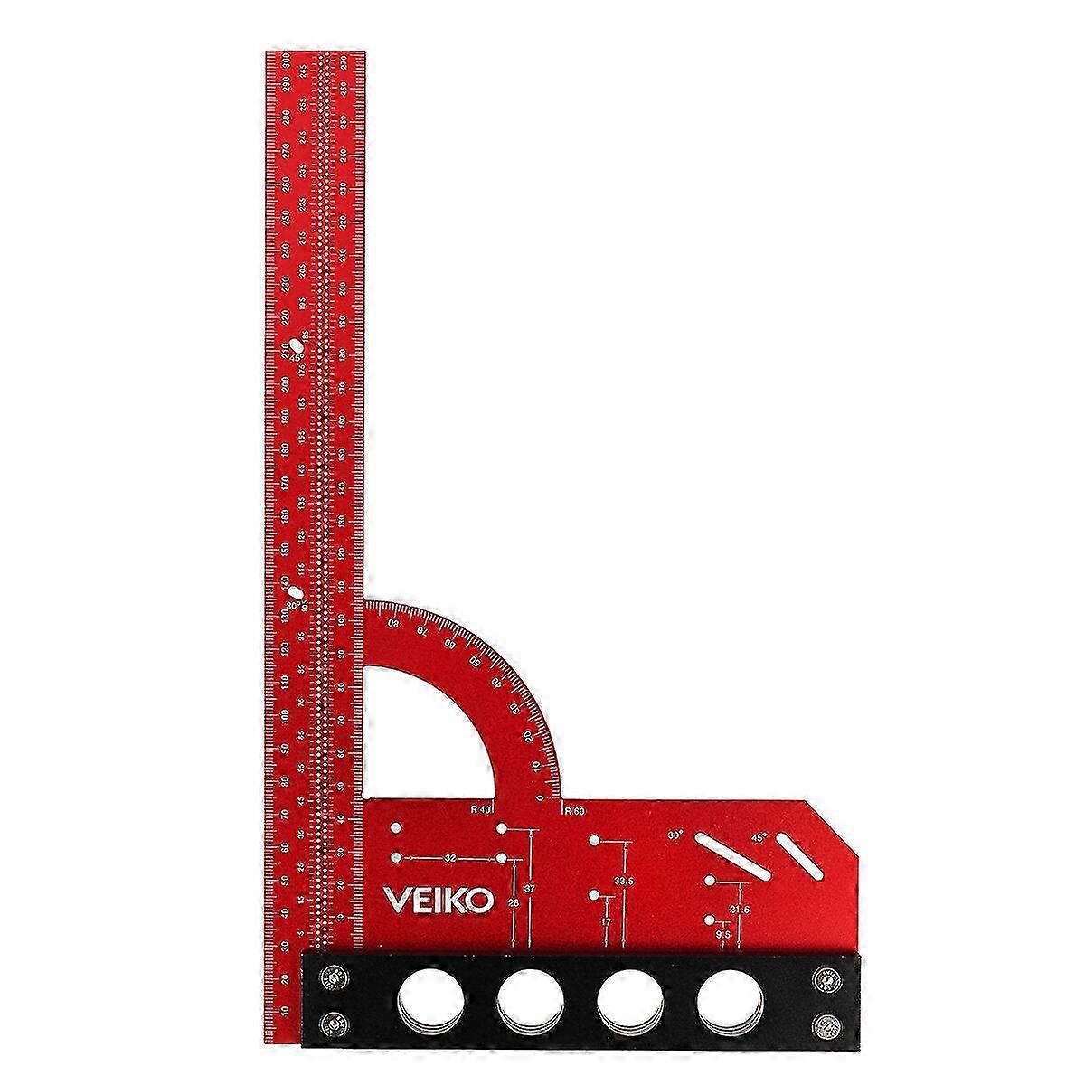 Universal 300mm Angle Ruler: Accurate Tool for Woodworking and Cutting Applications Suitable for Various Brands