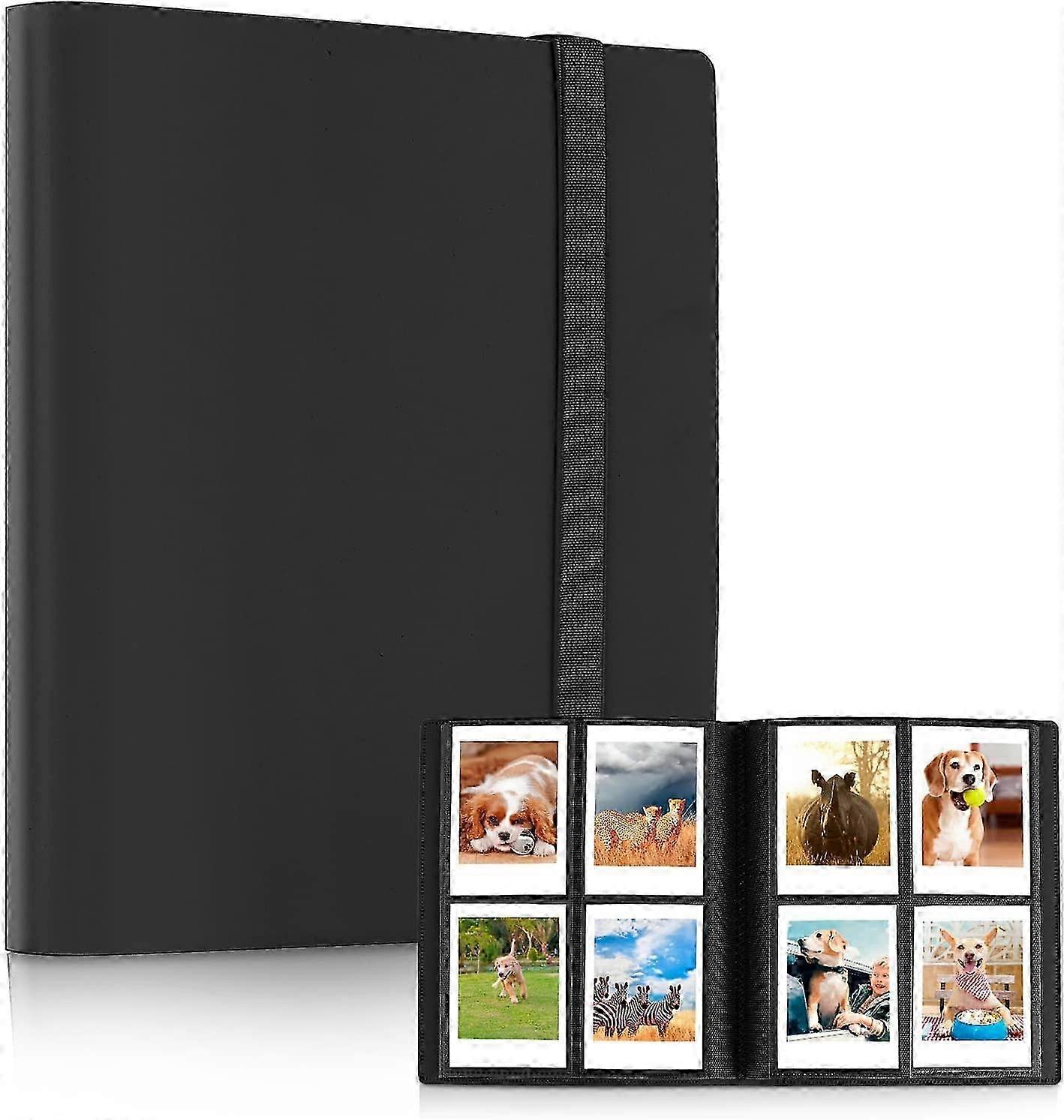 ألبوم جيب مكون من 160 ورقة ل Fujifilm Instax Mini 70 7s 8 8+ 9 11 25 50s 90 ، Polaroid Z2300 ، Polaroid PIC-300P (أسود)