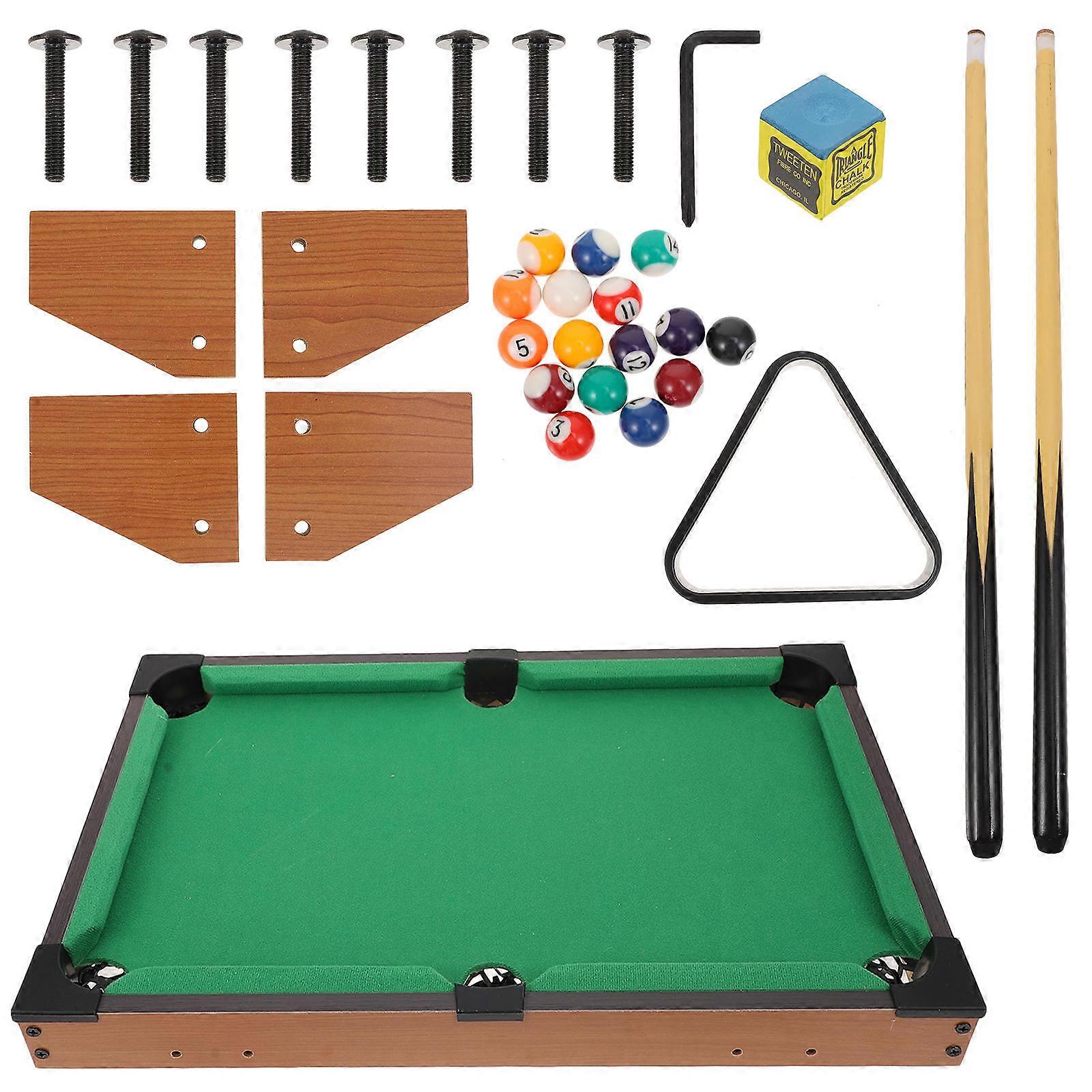 Masteelf 1 Set Mini Tabletop Pool Billiard Toy Indoor Billiard Game Toy