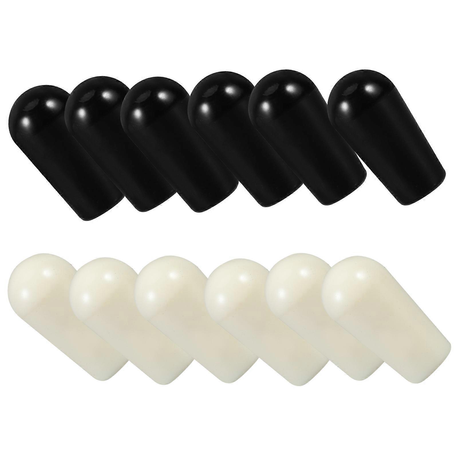 Electric Guitar Parts Tip Toggle Switch Tips Beige 12Pcs