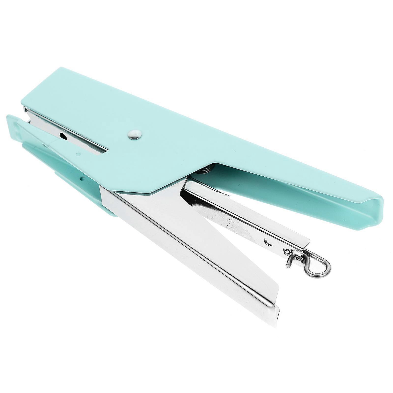 Reusable Stapler Stationery Small Metal Handheld Portable Macaron Color For Home Tasks 1Pcs