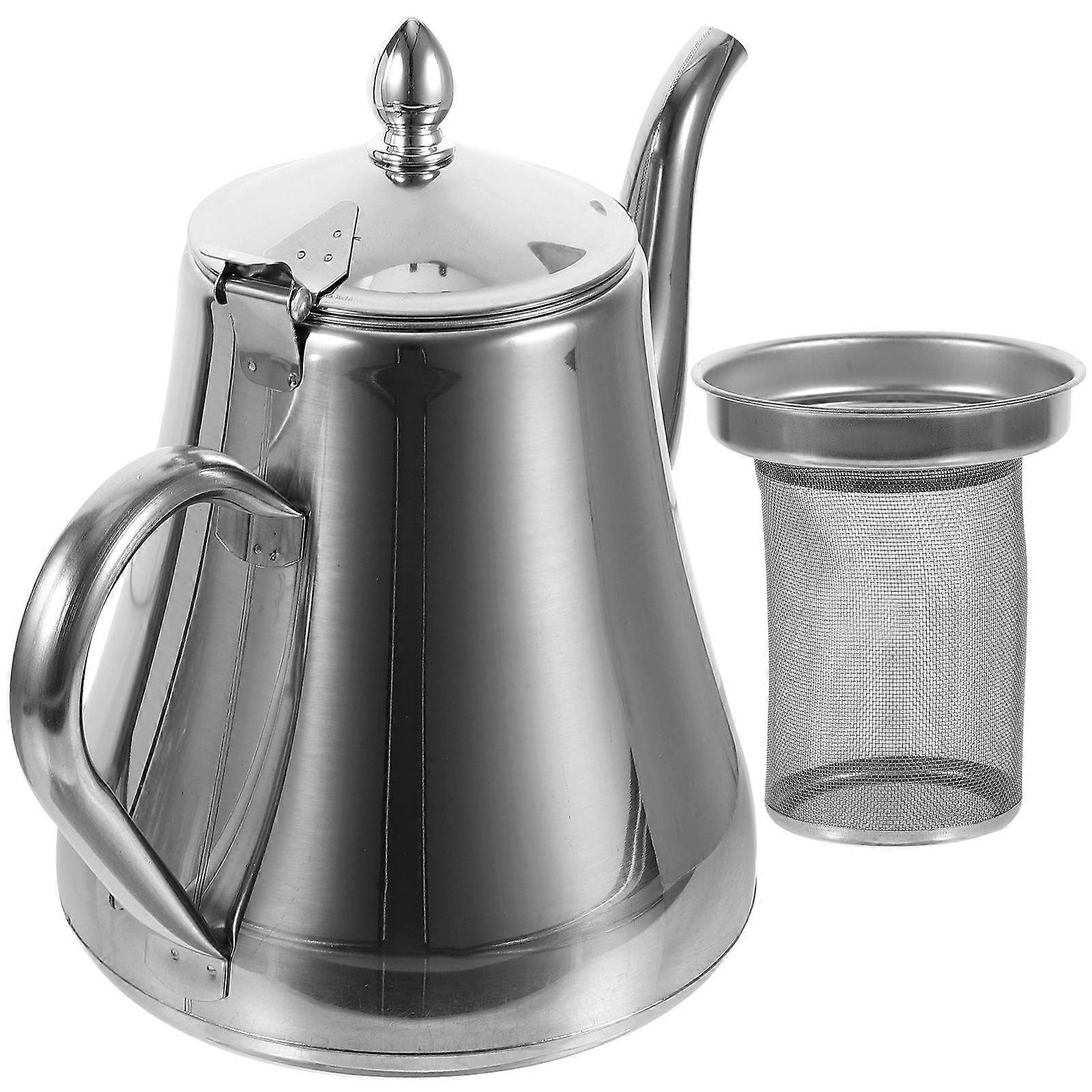 Infuser Teapot Heat and Cold Resistance Modern Style for Coffee Lovers 1Set