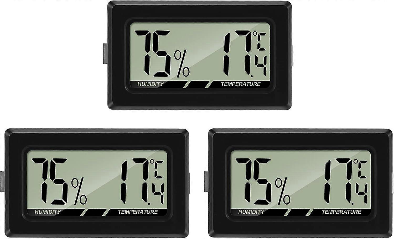 Mini Digital LCD Thermometer Hygrometer Temperature Humidity Tester Portable Thermometer Thermo Hygrometer Indicator for Office Kitchen Humi