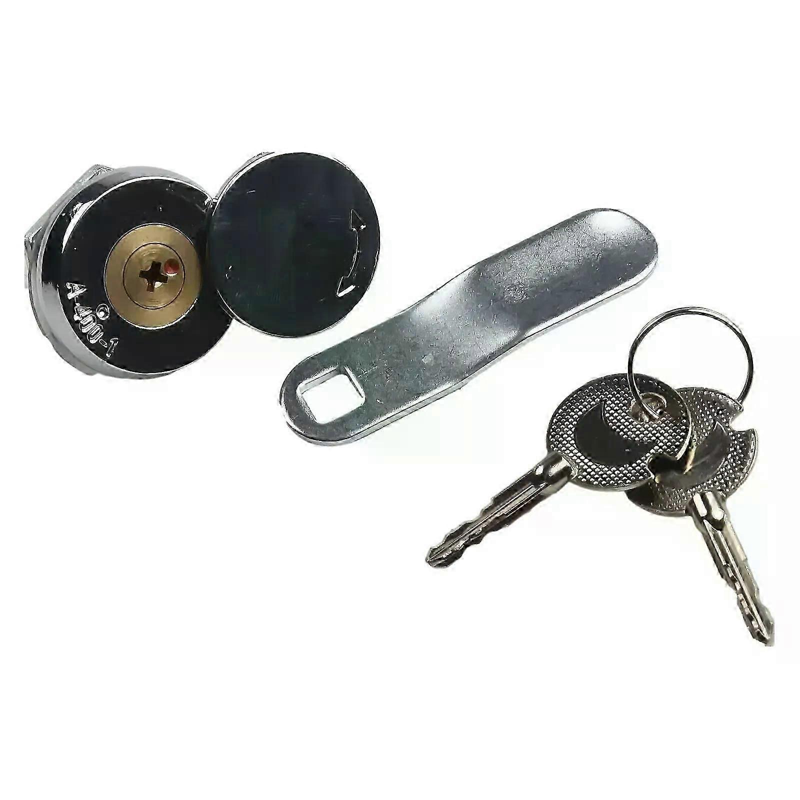 Cam Lock Padlock Door Lock With 2 Keys Cabinet Mailbox Drawer Cupboard Lock Cylinder With Cover Useful Durable