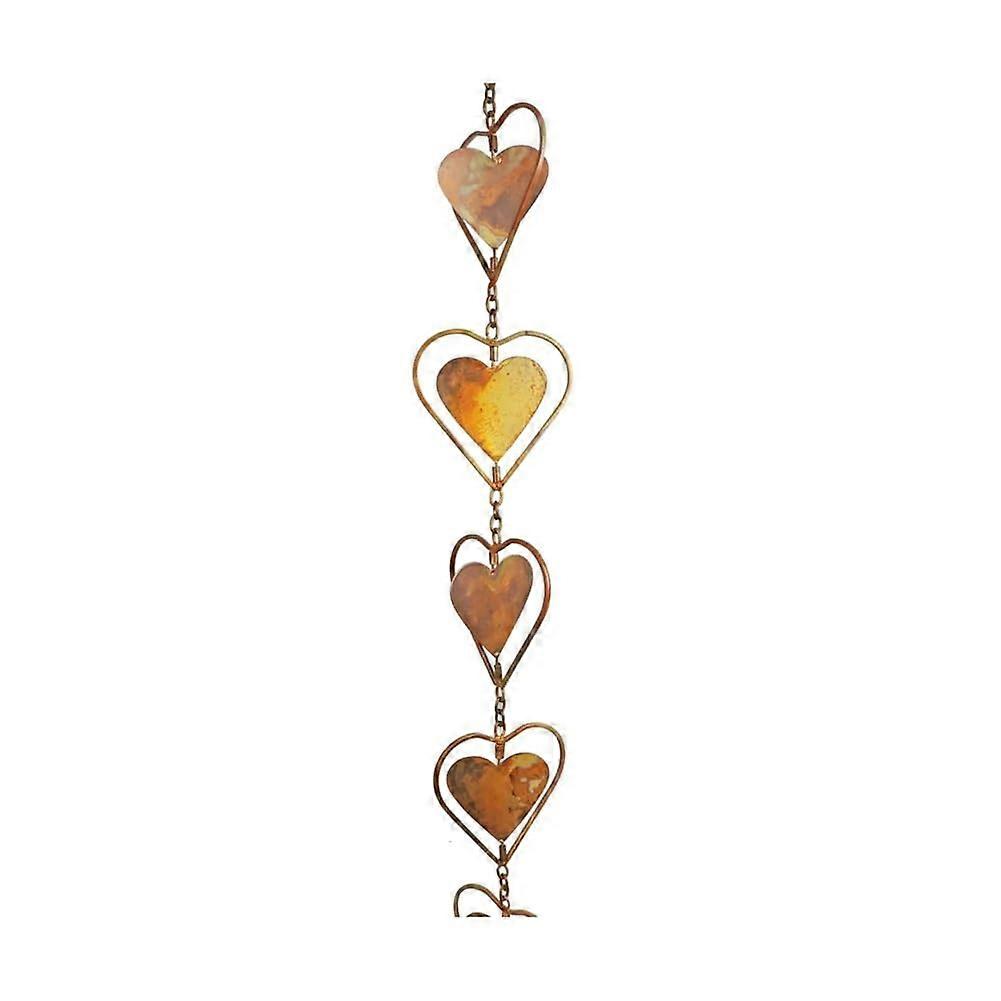 Rain chain garden gift for mom, gutter downspout, rain catcher with adapter for downpipe