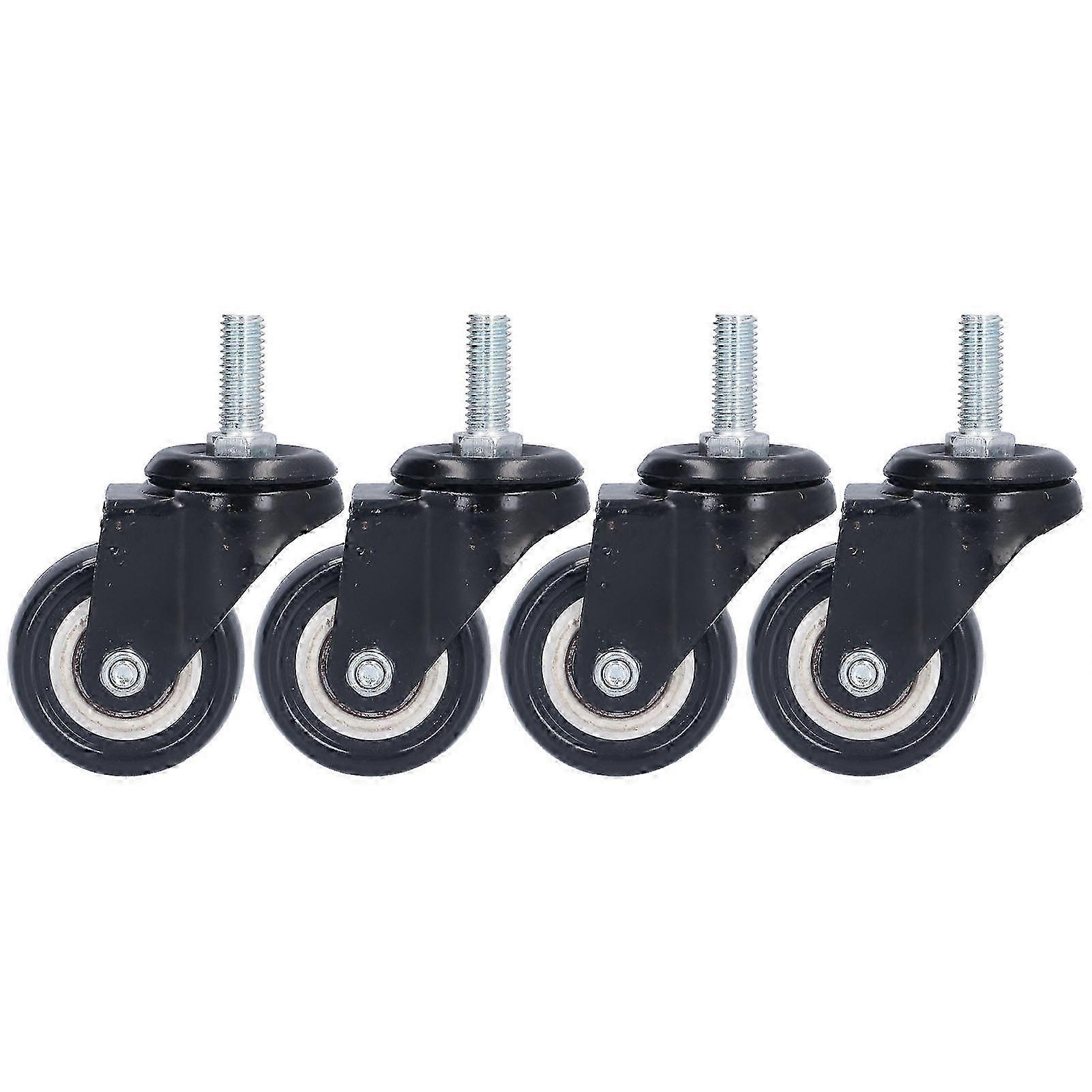 4 Stück robuste, langlebige, robuste robuste Industrieräder für Regalmaschinen, Ausrüstung, keine Bremsen