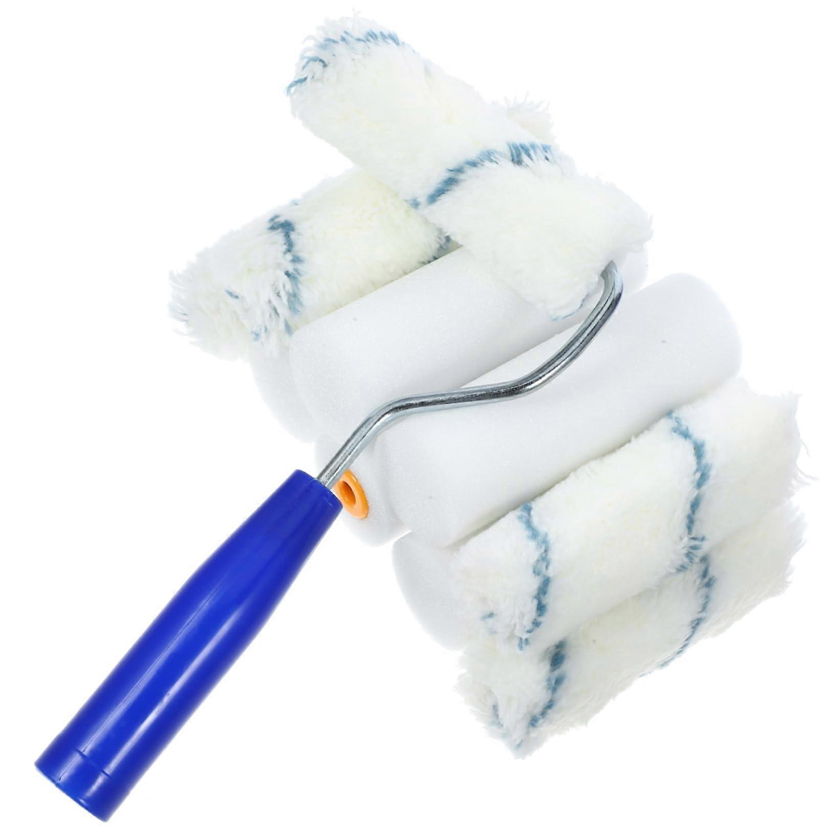 1Satz Cotton Paint Roller Set for Wall Painting, Reusable and Easy to Clean, Ideal for Precise Application in Tight Spaces