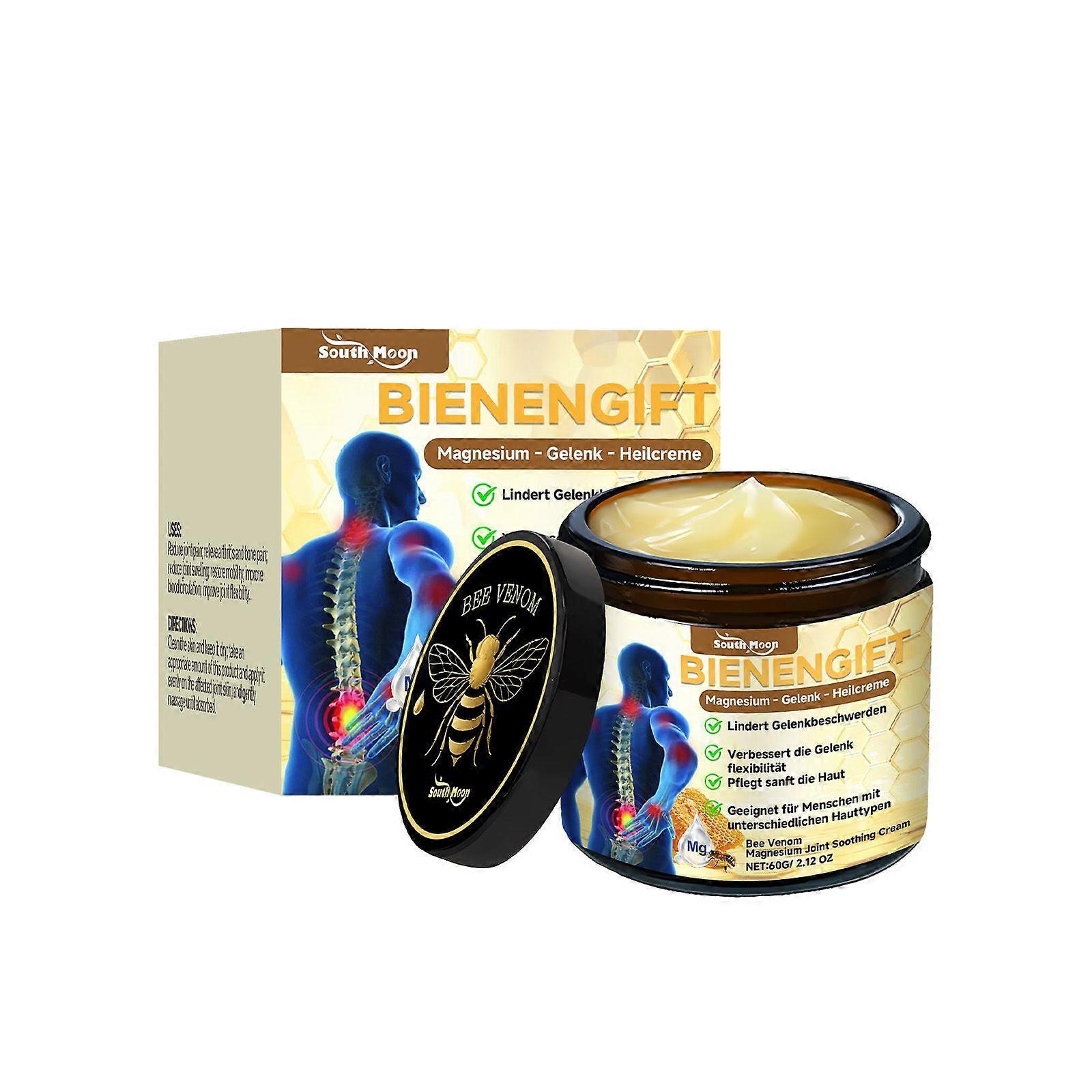 Bee Venom Joint & Bone Cream, Professional Bee Venom Relief Joint for Back, Knee, Hands, Neck, Feet