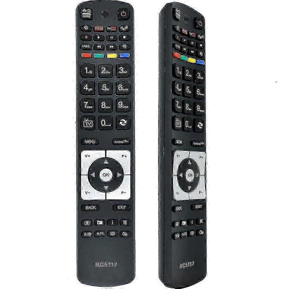 Universal Replacement TV Remote Control - Compatible with Multiple Brands (1-Piece)