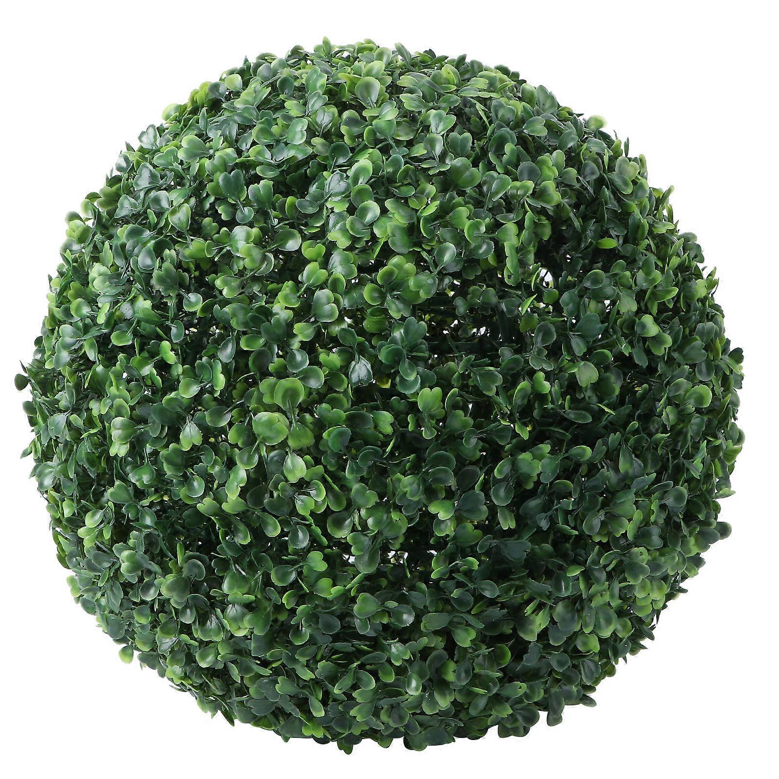 Green Artificial Grass Ball Hanging Decor For Home Birthday 23.00X23.00X12.00CM 1Pack
