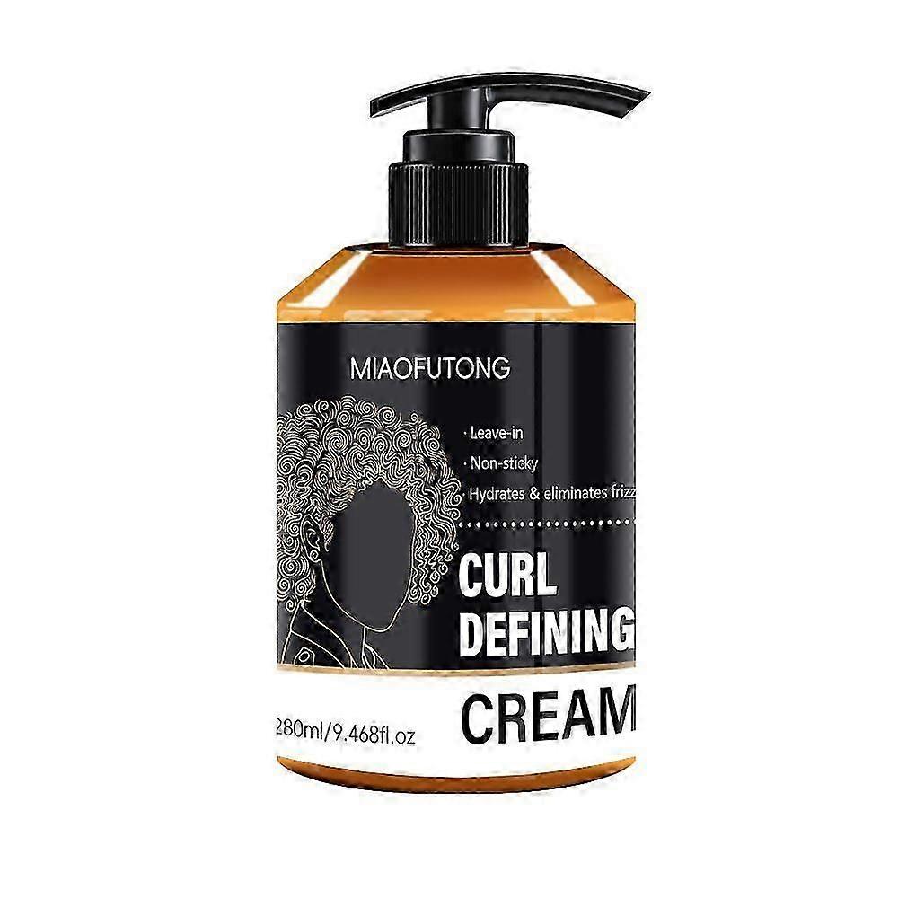 Curl Defining Cream - Anti-Frizz Curling Cream to Define All Curly Types & Hair Textures Curling Perfection