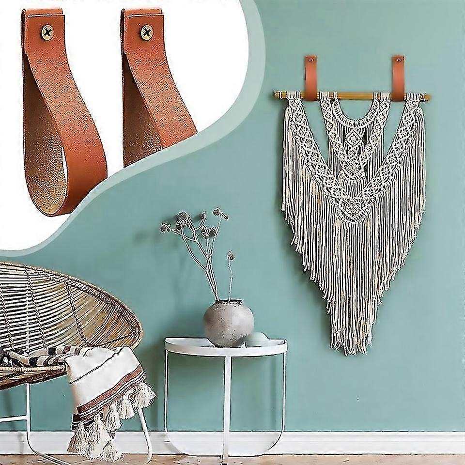 For Curtain Rod Holder Bracket,loop Strap Compatible For Wood Curtain Rod,strap Wall