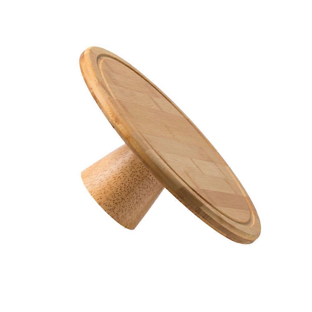 Dessert Display Stand Wooden Design Cake Display Tray For Household Users 10 Inch 1Set