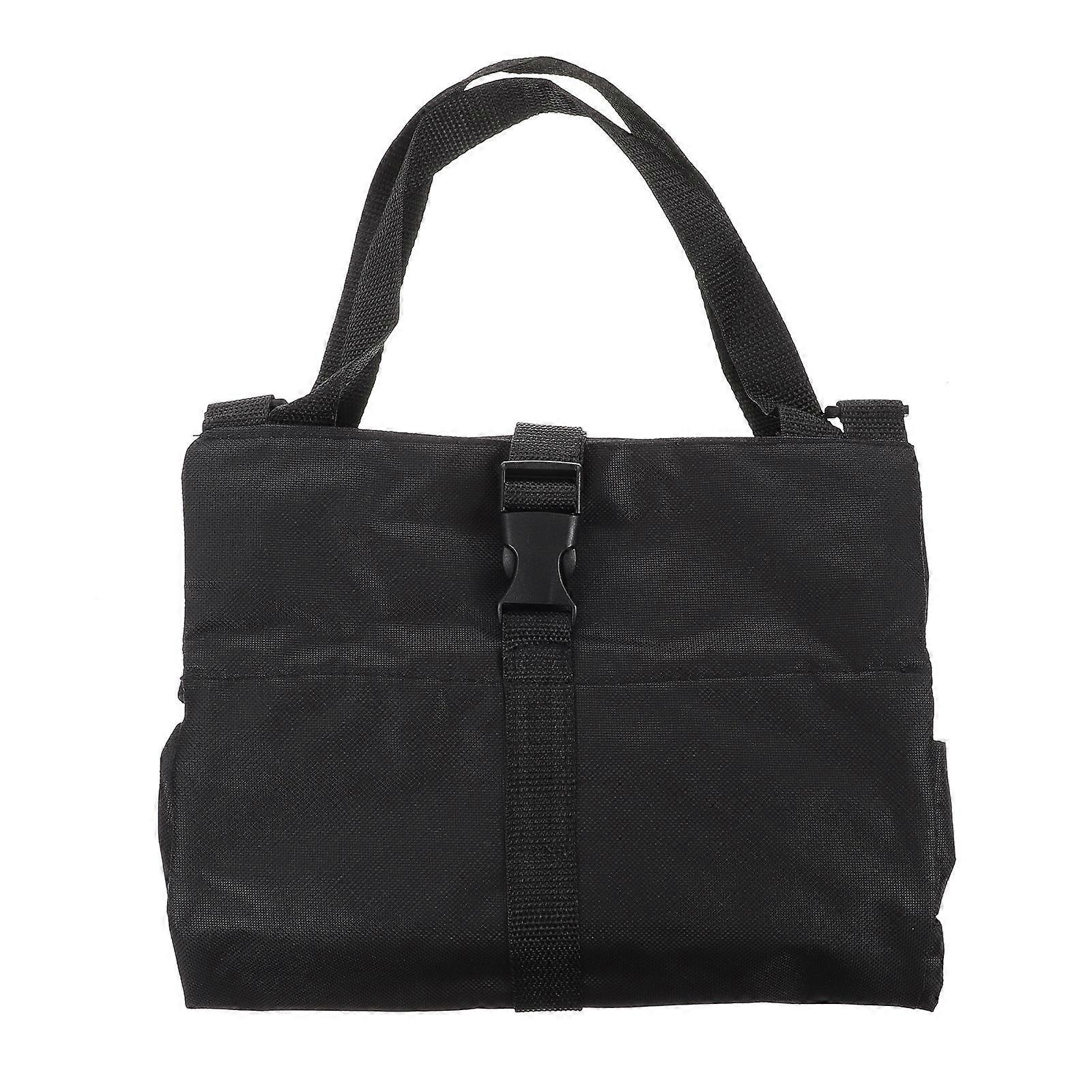 Utility Tool Bag Smooth Opening and Closing Portable Home Use Black 1Pcs