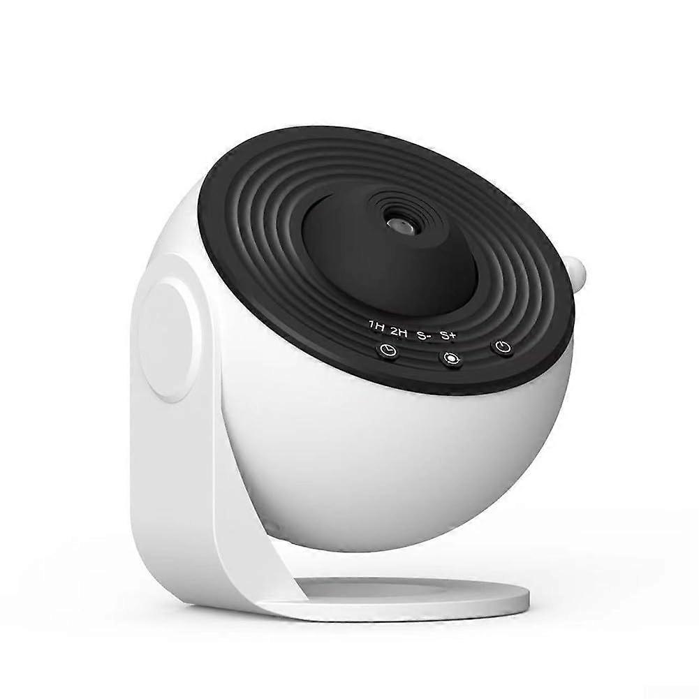 A unique home decor element. Our innovative star projector offers an immersive experience with rotation (black and white).