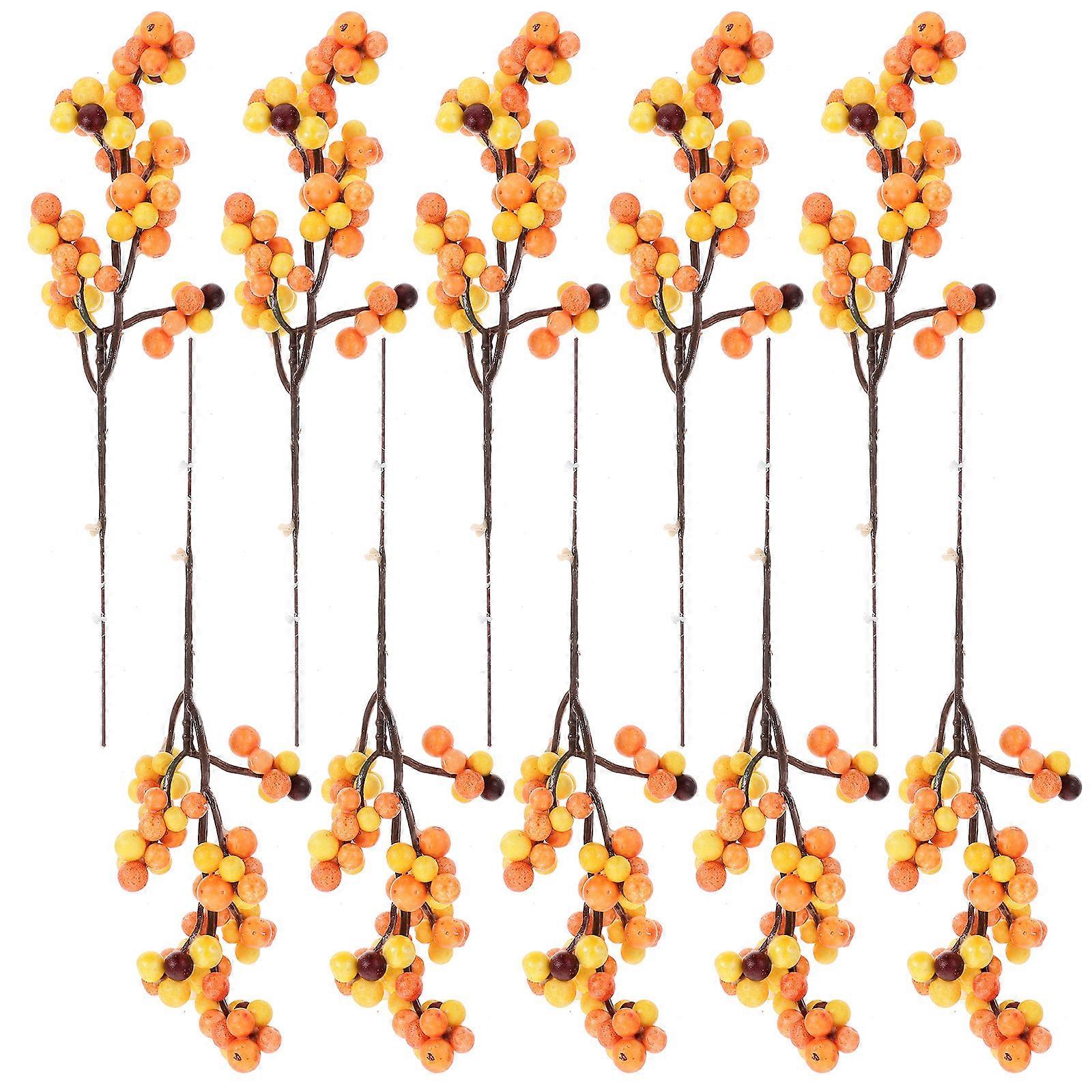 Simulation Berries Branches Artificial Berry Stems DIY Accessories present Wrapping 12Pcs