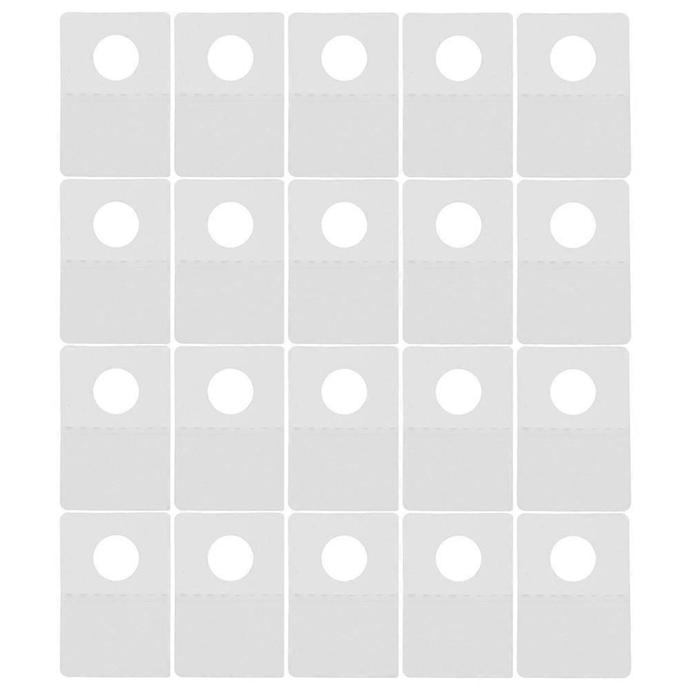 300pcs Self Adhesive Clear Hanging Tabs Heavy Duty PVC Display Hangers for Retail Shelves Pegs Racks Showcasing Products in Stores Supermarkets