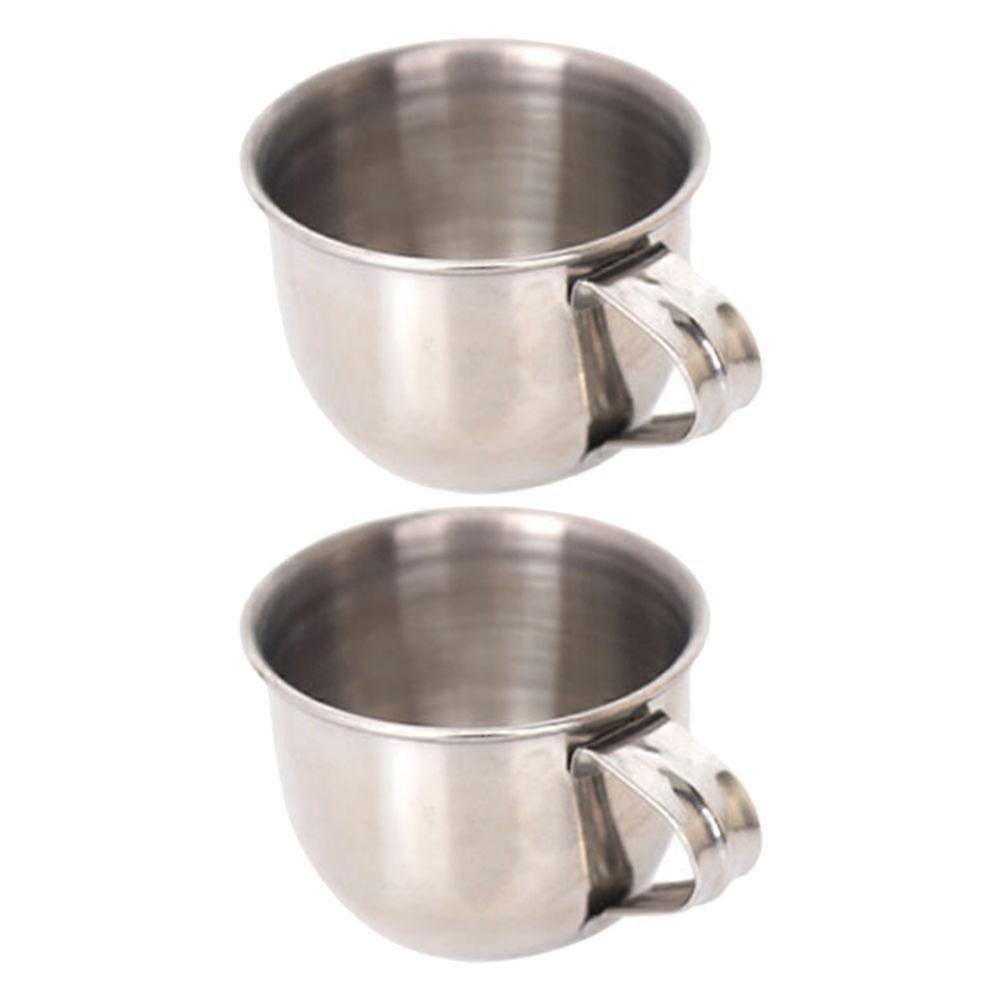 Steel Mug Sake Cups present Giving Elegant 70ml Drinking 2Pcs