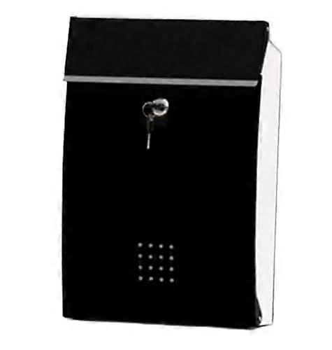Wall Mounted Lockable Metal Letterbox with Key