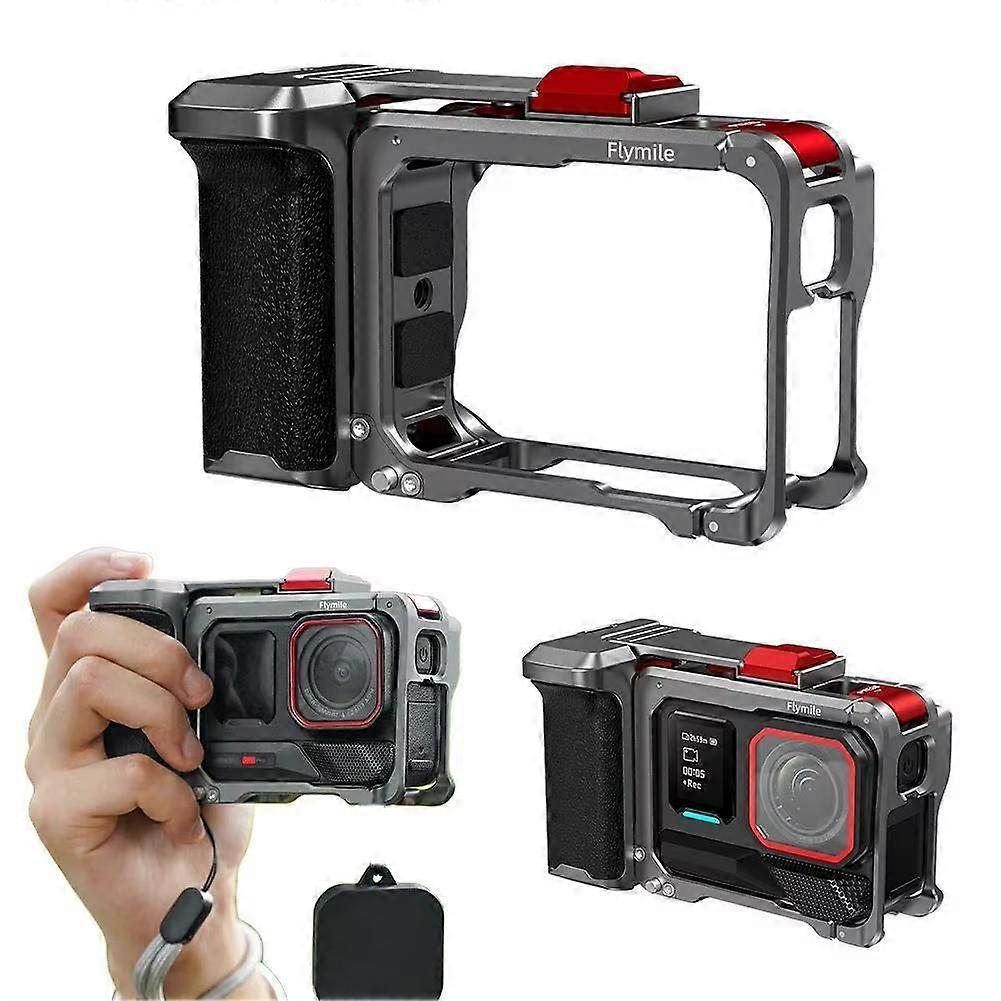 Insta360 Ace Pro 2 / Ace Pro Flymile Xplorerグリップキットストリートフォトグラフィーハンドルメタルケージケース用