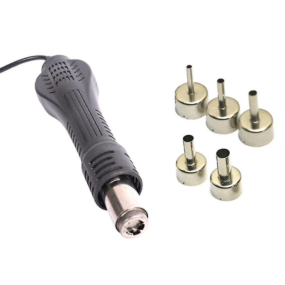 Hot Air Gun Desoldering Lodding Varmepistol Håndtak For 858d 8586 8858 852 878 952 853 Omarbeid lodding R
