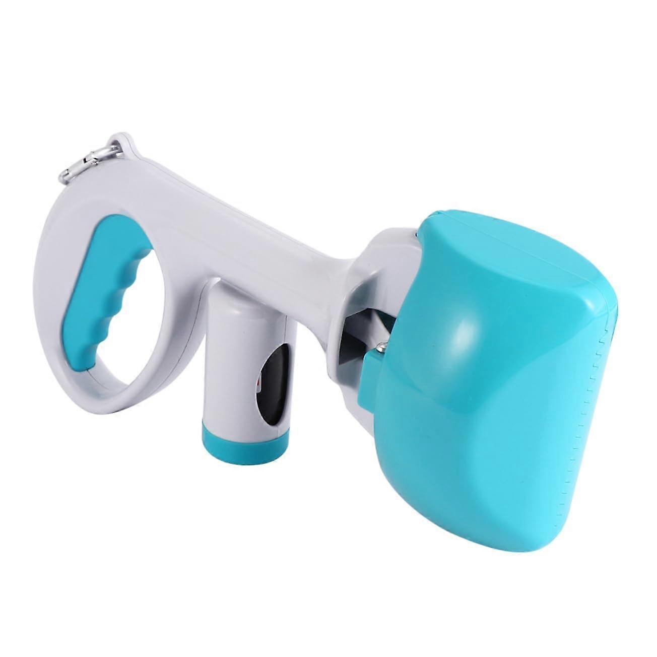 Pet waste cleaner with long portable waste collector for cats for easy pickup and disposal
